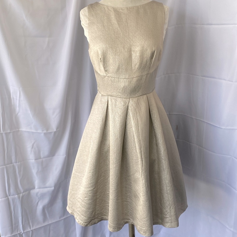 Coast gold cocktail dress